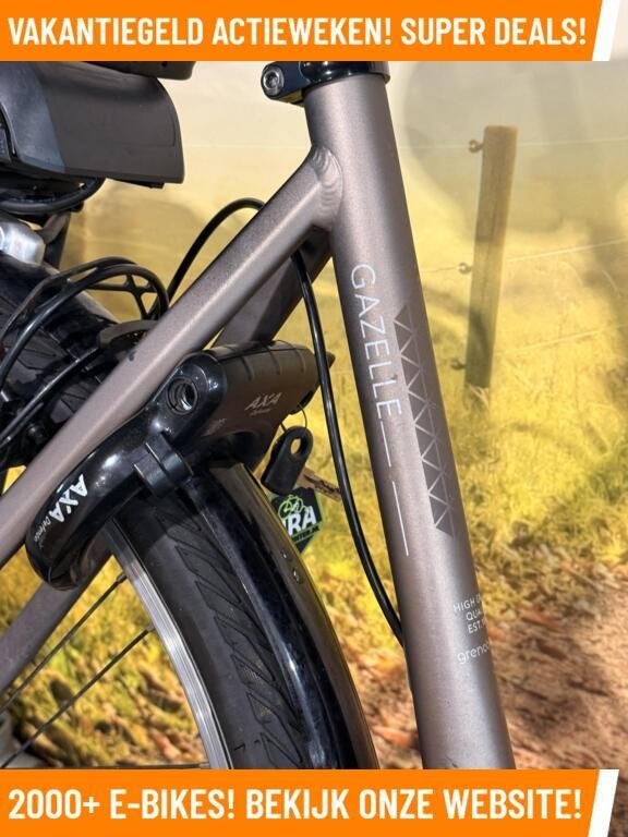 Gazelle Grenoble C7 Elektrische fiets met Bosch middenmotor!, Gazelle, Ophalen of Verzenden, Zo goed als nieuw, 50 km per accu of meer