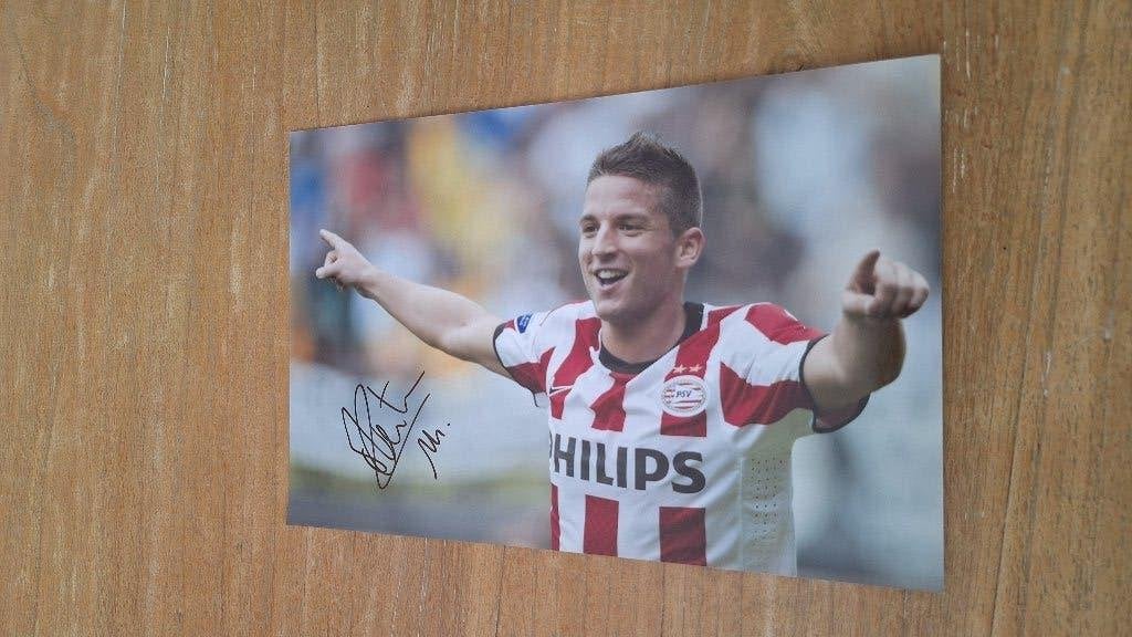Foto 20x30 cm met handtekening; Dries Mertens # PSV AGOVV, Ophalen of Verzenden, Nieuw, PSV, Overige typen