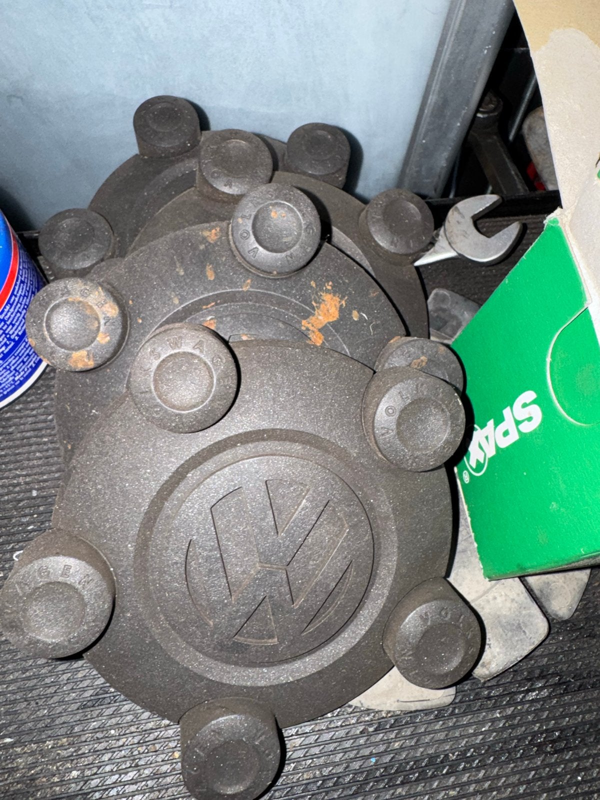 VW Stalen Velgen Naafkappen, Ophalen of Verzenden, Gebruikt