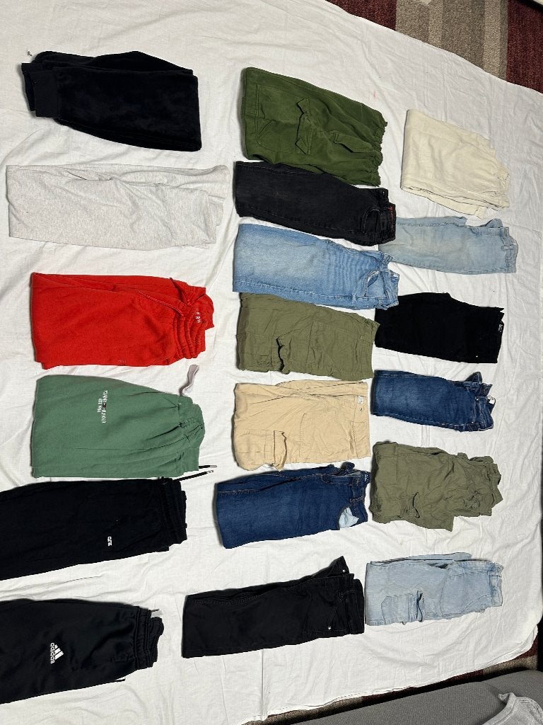 pakket meisjes broek, diverse stijlen maat 158 (20 stuks), Ophalen of Verzenden, Gebruikt, Meisje, Broek