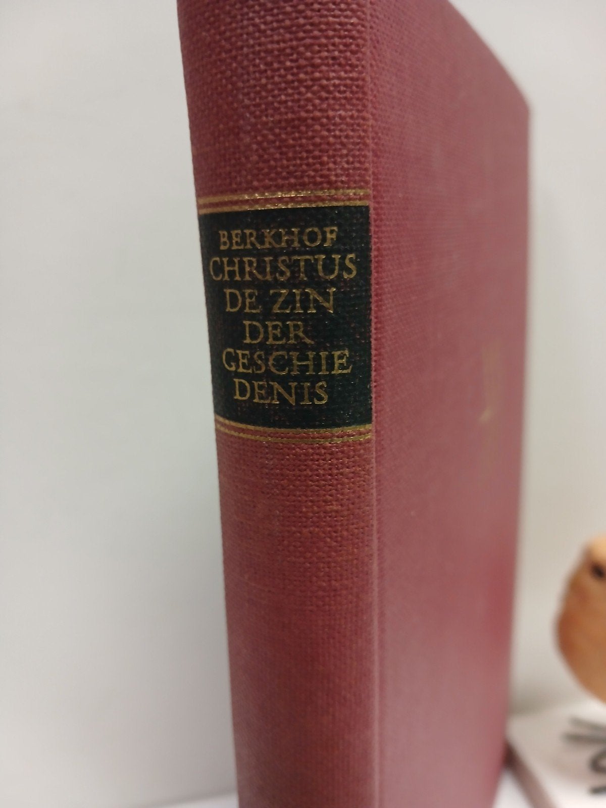 Berkhof, Dr. H. ; Christus de zin der geschiedenis, Ophalen of Verzenden, Gelezen, Christendom | Protestants