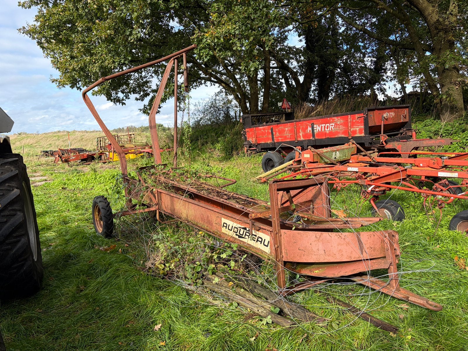 Balenlader kleine hooipakken lader, Ophalen, Weidebouw