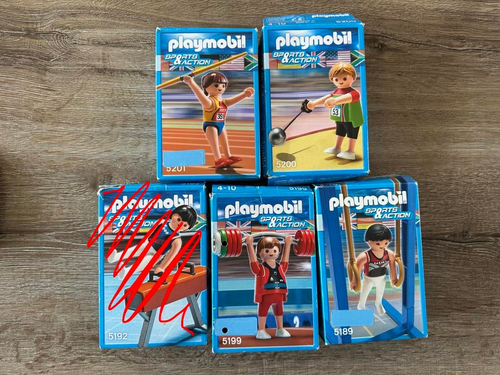 4 sets Duplo 'Sport & Action' inclusief doosjes, gebruikt, Ophalen of Verzenden, Zo goed als nieuw