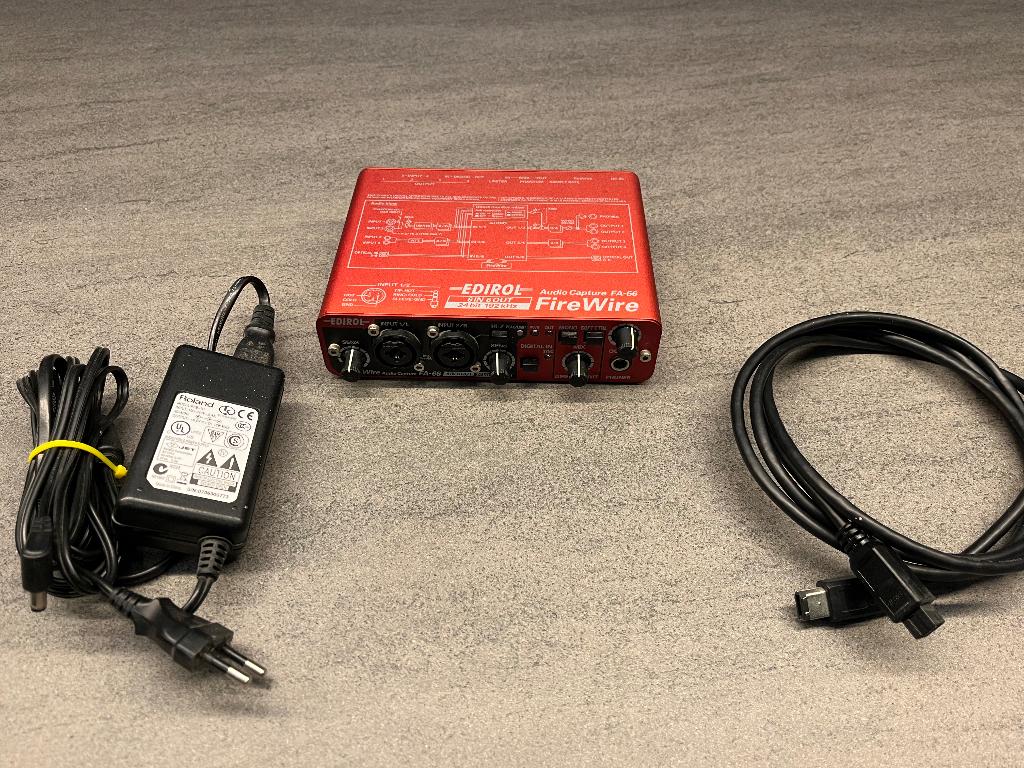 Edirol FA-66 FireWire audio/MIDI interface, Ophalen of Verzenden, Gebruikt, Audio
