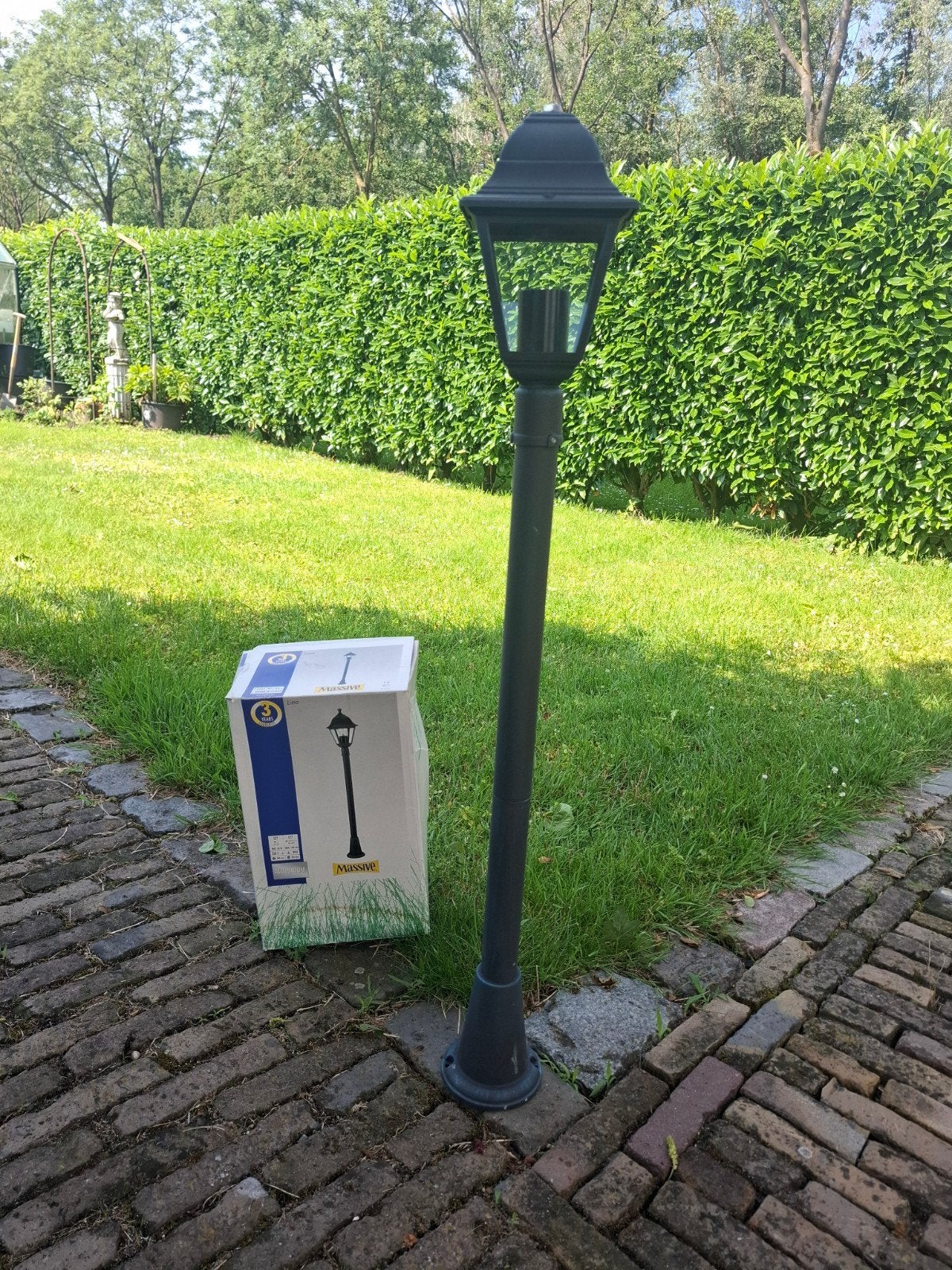 Massive Lima Buitenlamp - Aluminium Staande Lamp, Tuin en Terras, Minder dan 50 watt, Staande lamp, Ophalen of Verzenden, Netvoeding