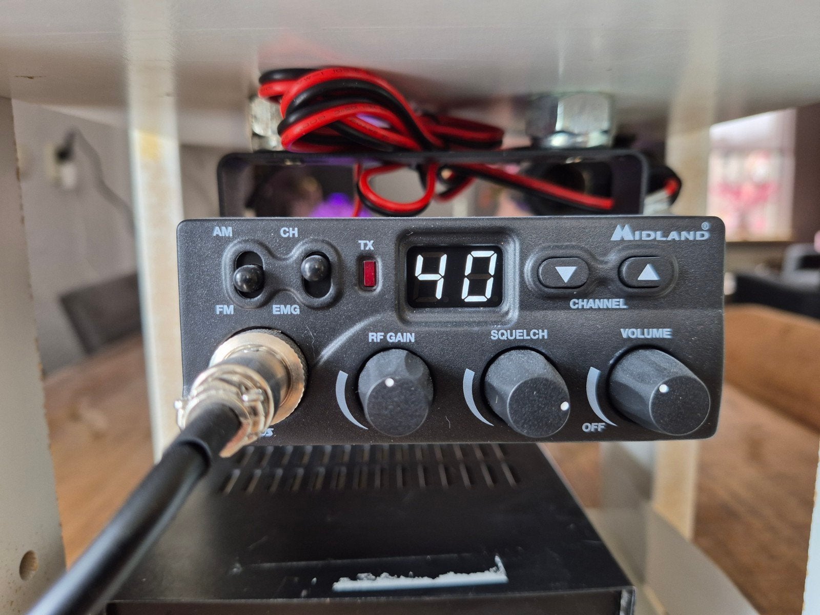 Midland 4 watt 27 mc compleet met trago , antenne en kabel, Telecommunicatie, Ophalen of Verzenden