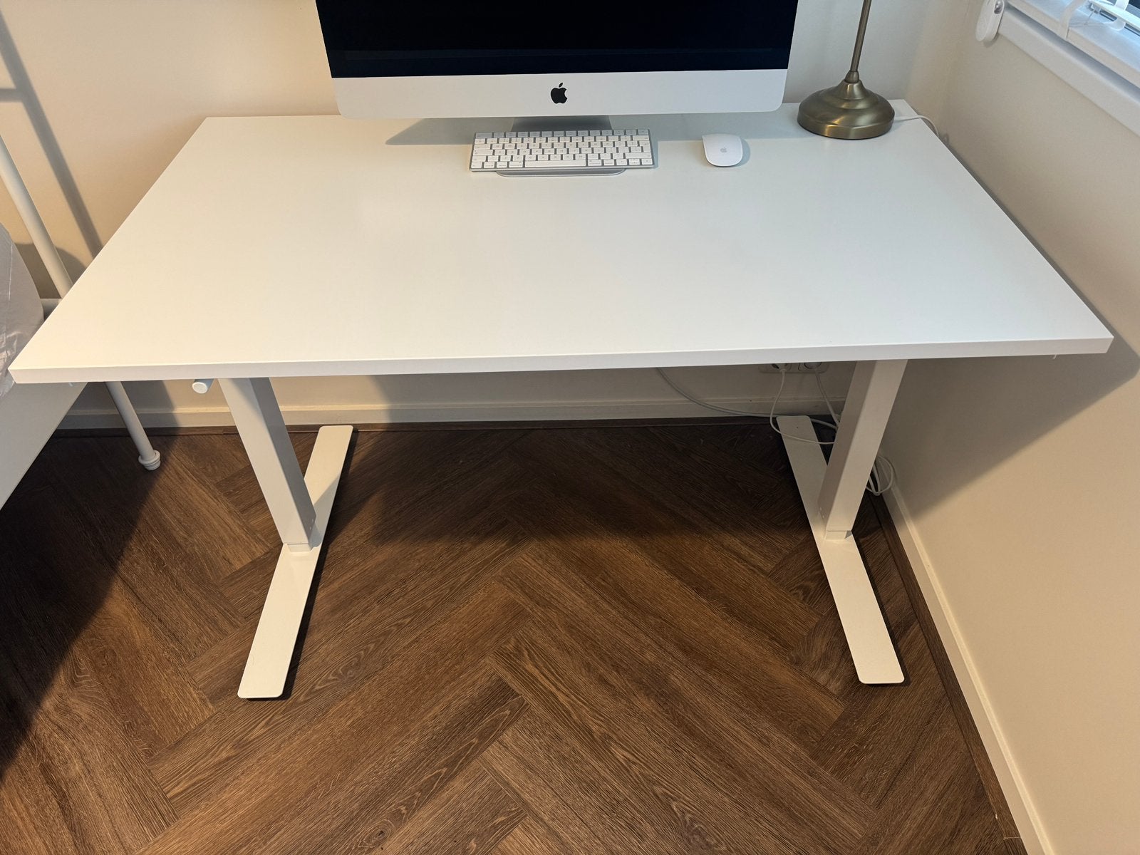 Zit sta bureau ikea skarsta, Ophalen, Zit-sta bureau, 120 cm, Zo goed als nieuw