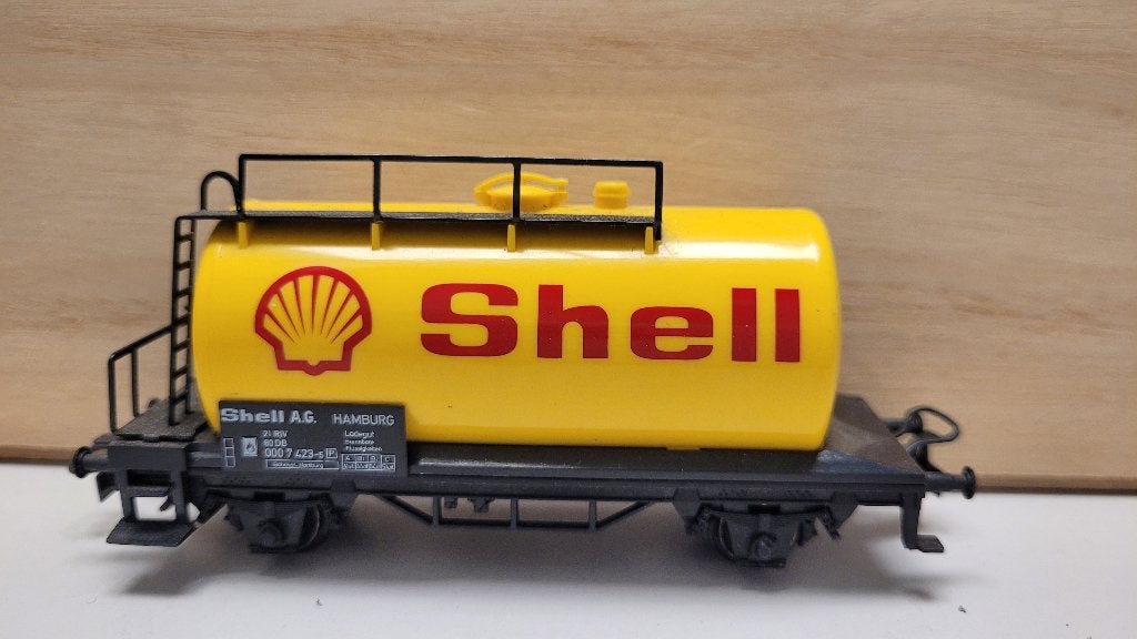 Märklin 4442 V04 Ketelwagen Shell, Wisselstroom, Wagon, Ophalen of Verzenden, Zo goed als nieuw