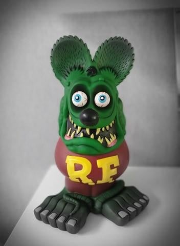 Rat fink beeld veel andere leuke verzamel decoratie beelden, Verzamelen, Beelden en Beeldjes, Ophalen of Verzenden, Zo goed als nieuw