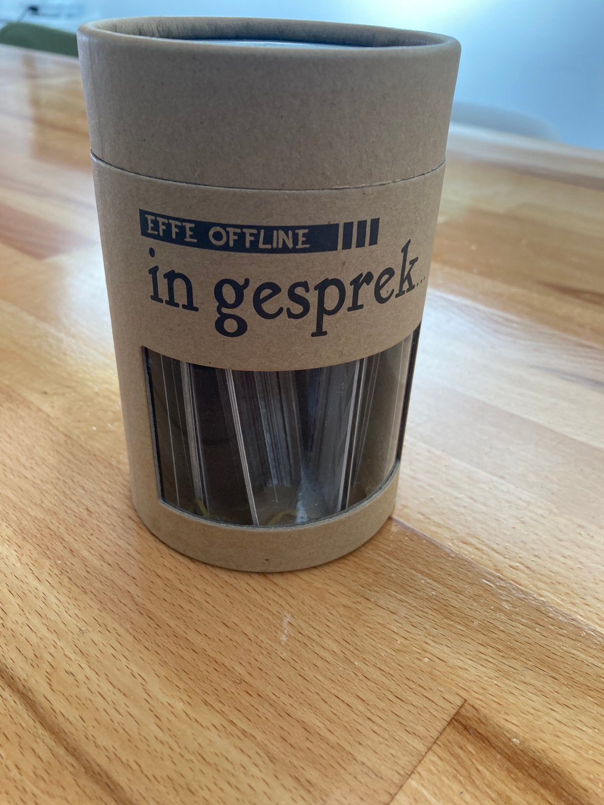 set gesprekskaarten ‘in gesprek’ met 200 stellingen, Ophalen, Zo goed als nieuw