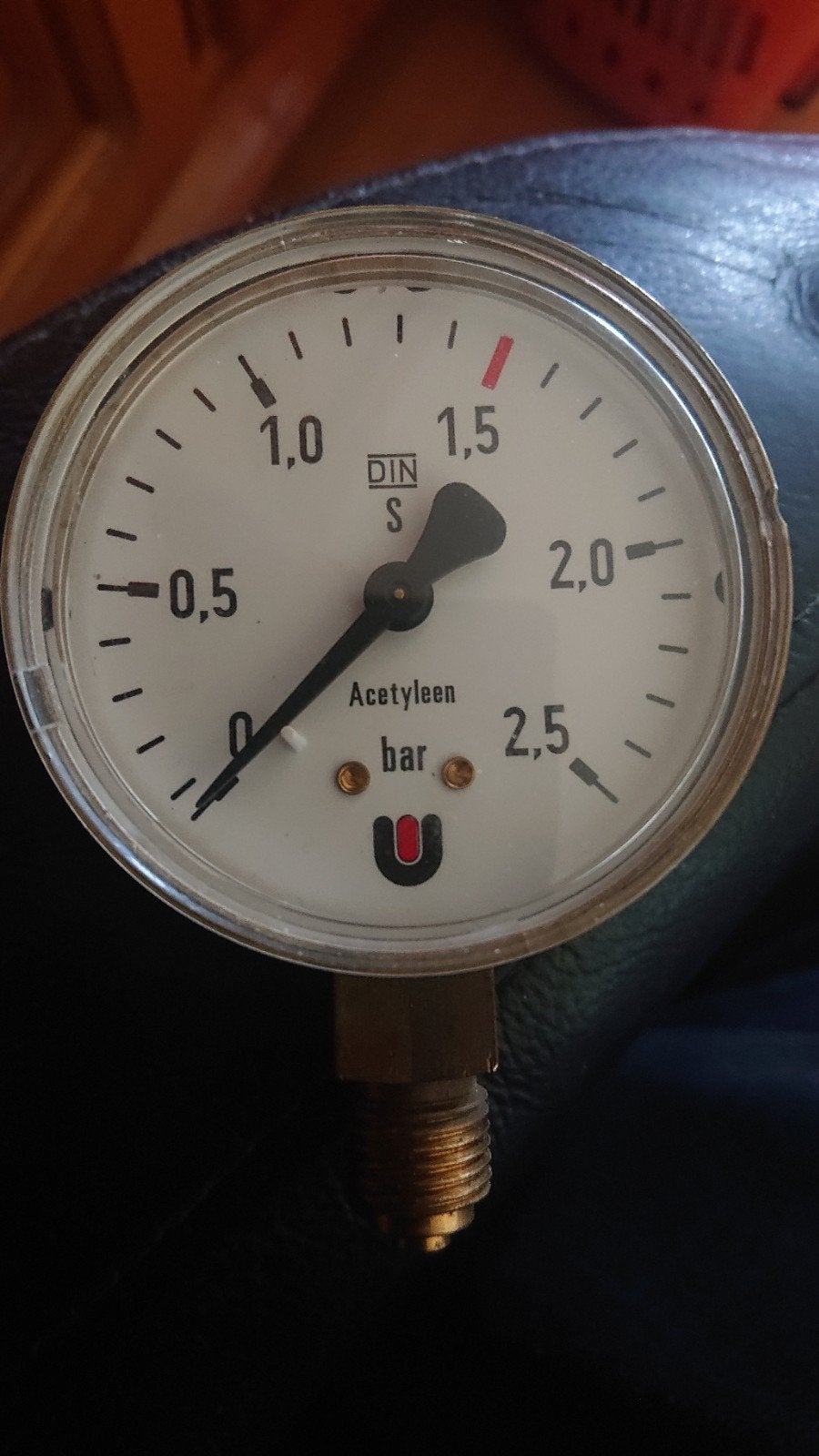 Hoekloos acetyleen drukmeter, Ophalen of Verzenden, Nieuw, Overige typen