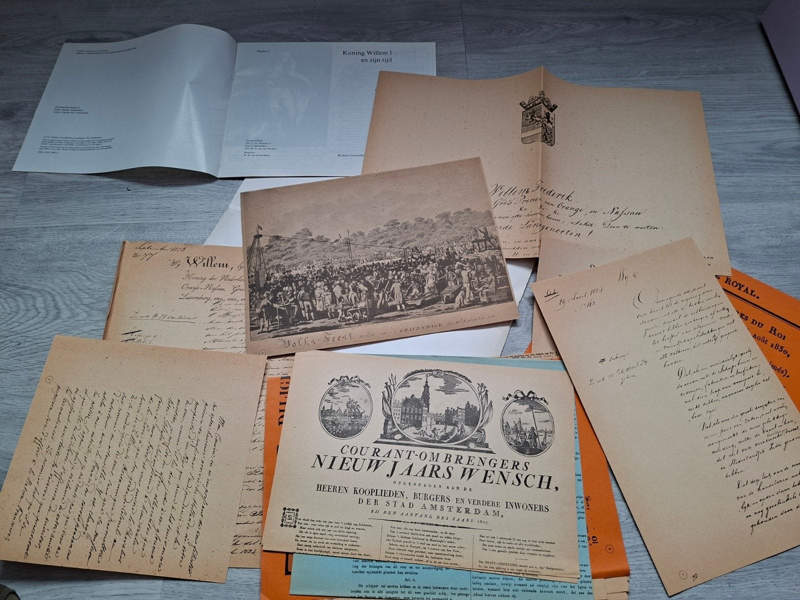 historische documentatie Koning Willem 1, Boeken, Ophalen of Verzenden