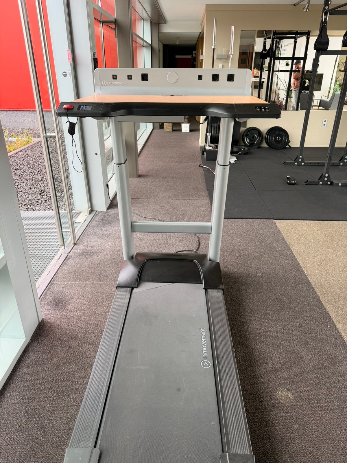 Loopband stabureau LifeFitness, Sport en Fitness, Ophalen, Zo goed als nieuw, Loopband