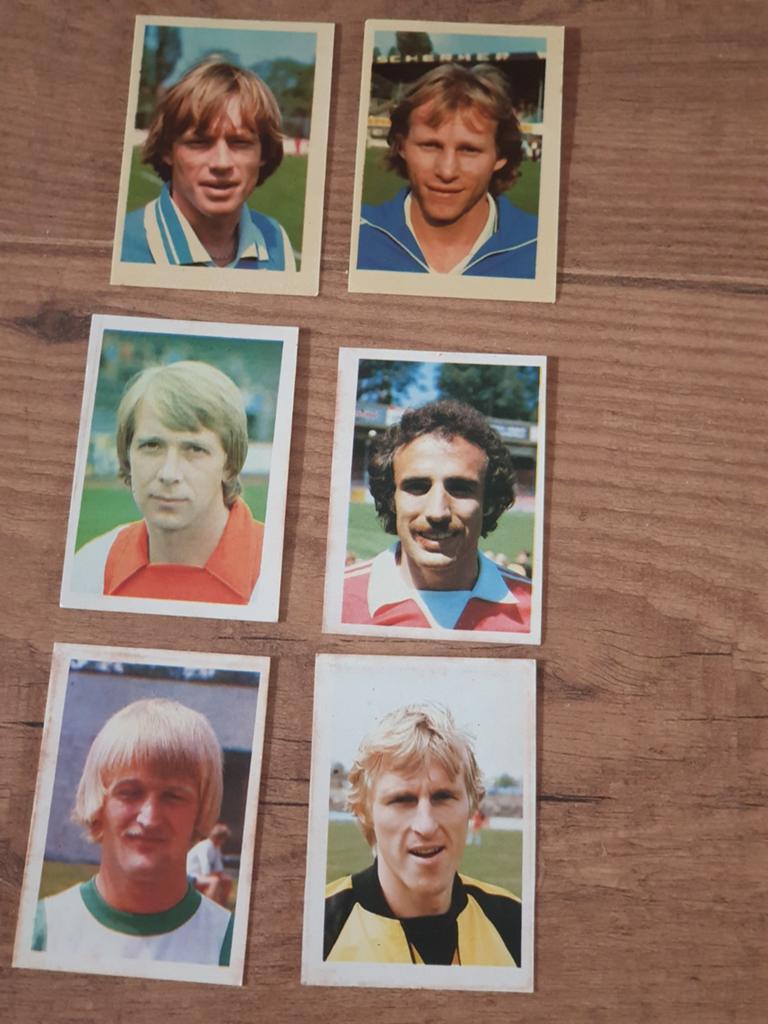 TOPVOETBAL 80/81 6 stickers, Ophalen of Verzenden, Buitenlandse clubs, Poster, Plaatje of Sticker