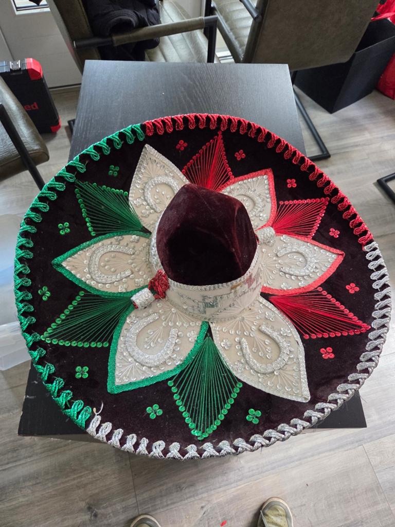 Traditionele Mexicaanse Sombrero - Feest of Decoratie, Ophalen of Verzenden, Gedragen, One size fits all, Hoed
