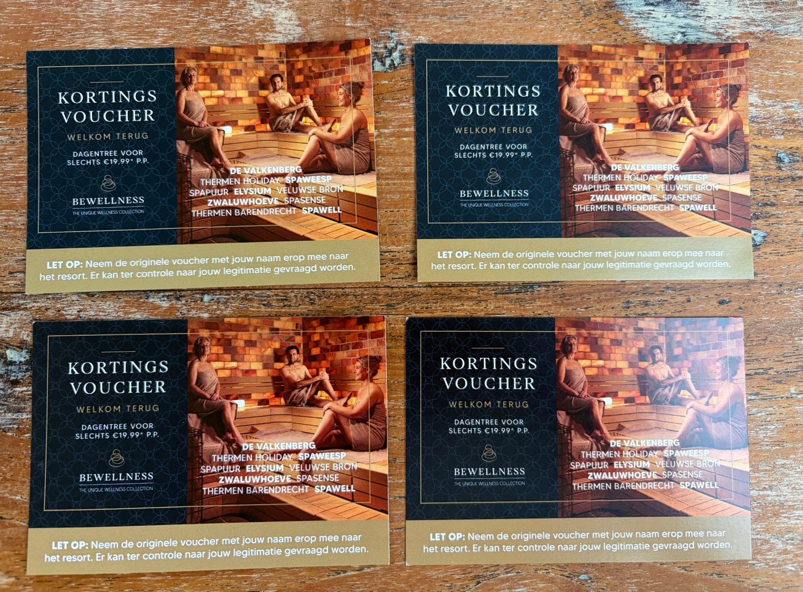 4x Kortingsvoucher Dagentree Wellness voor  €19,99 p.p., Twee personen