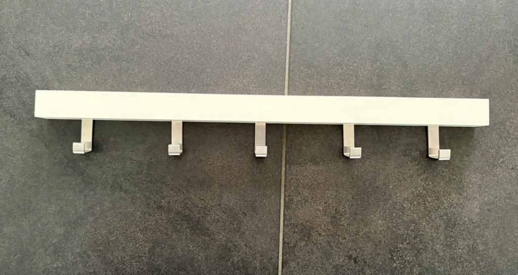 IKEA Tjusig wandhanger, wit, 60cm, Huis en Inrichting, Ophalen, Hout, Wandkapstok, Minder dan 100 cm