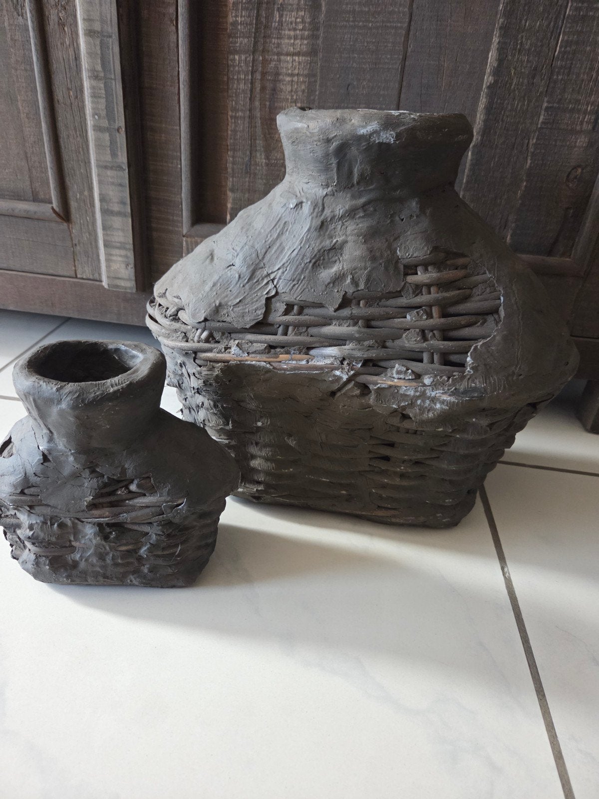 leemmanden 2 stuks, Huis en Inrichting, Woonaccessoires | Vazen, Ophalen