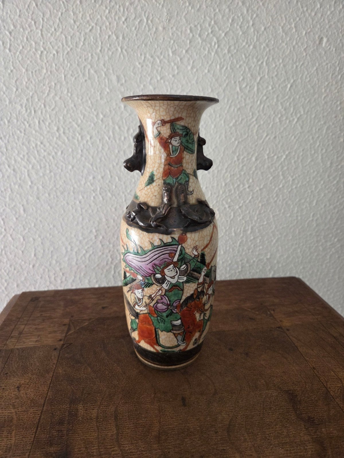 Antieke Chinese Nanking Vaas, Qing Dynastie, 19e Eeuw, Ophalen of Verzenden