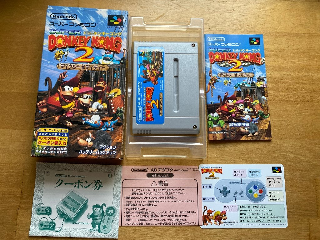 Donkey kong country 2 super famicom, 1 speler, Ophalen of Verzenden, Zo goed als nieuw, Vanaf 3 jaar