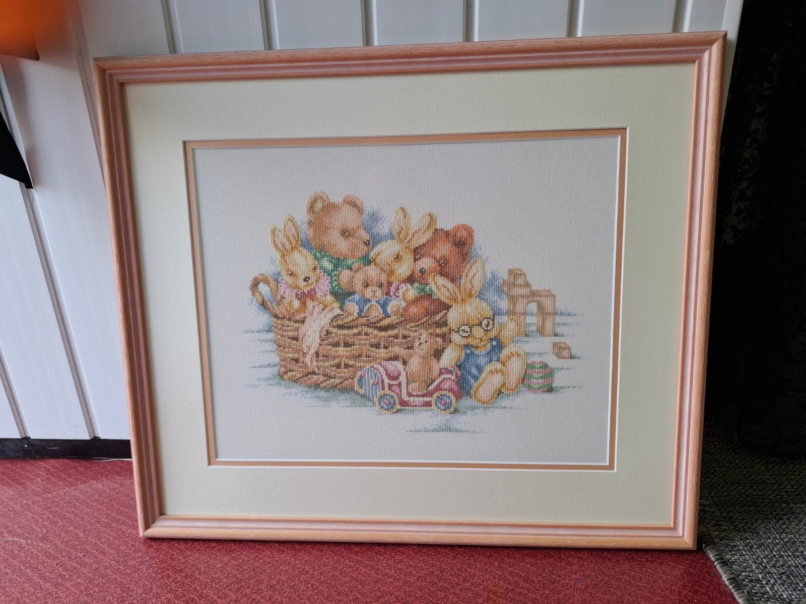 2 geborduurde schilderijen, Ophalen, Schilderij