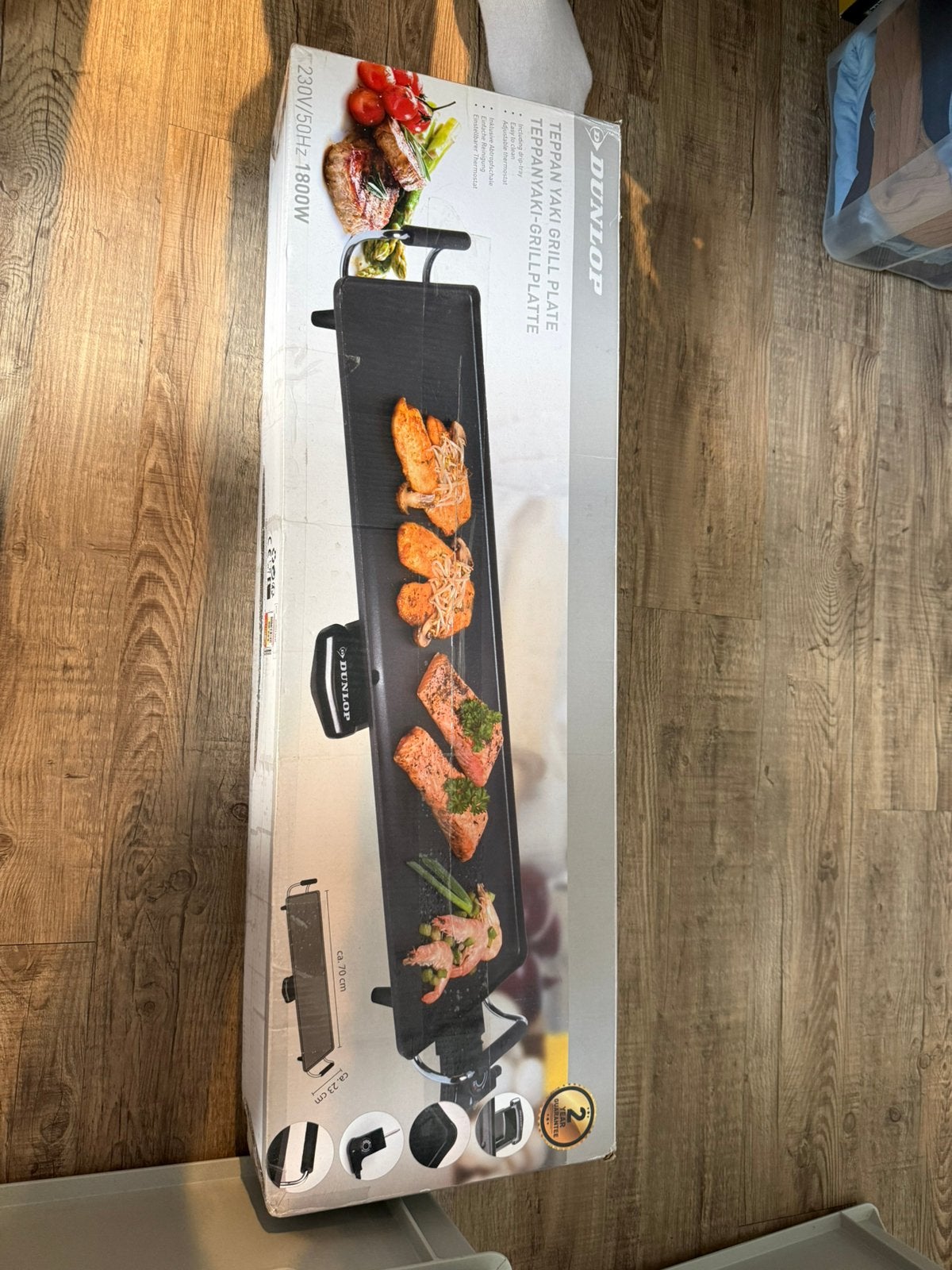 Teppan yaki grill plaat, Witgoed en Apparatuur, Ophalen, Gebruikt, 4 t/m 7 personen