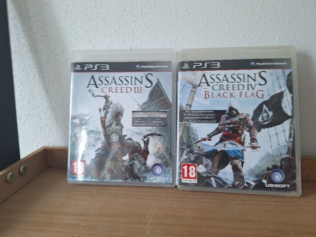 Assassins creed 3 en assassins creed black flag, Avontuur en Actie, 1 speler, Ophalen of Verzenden, Zo goed als nieuw