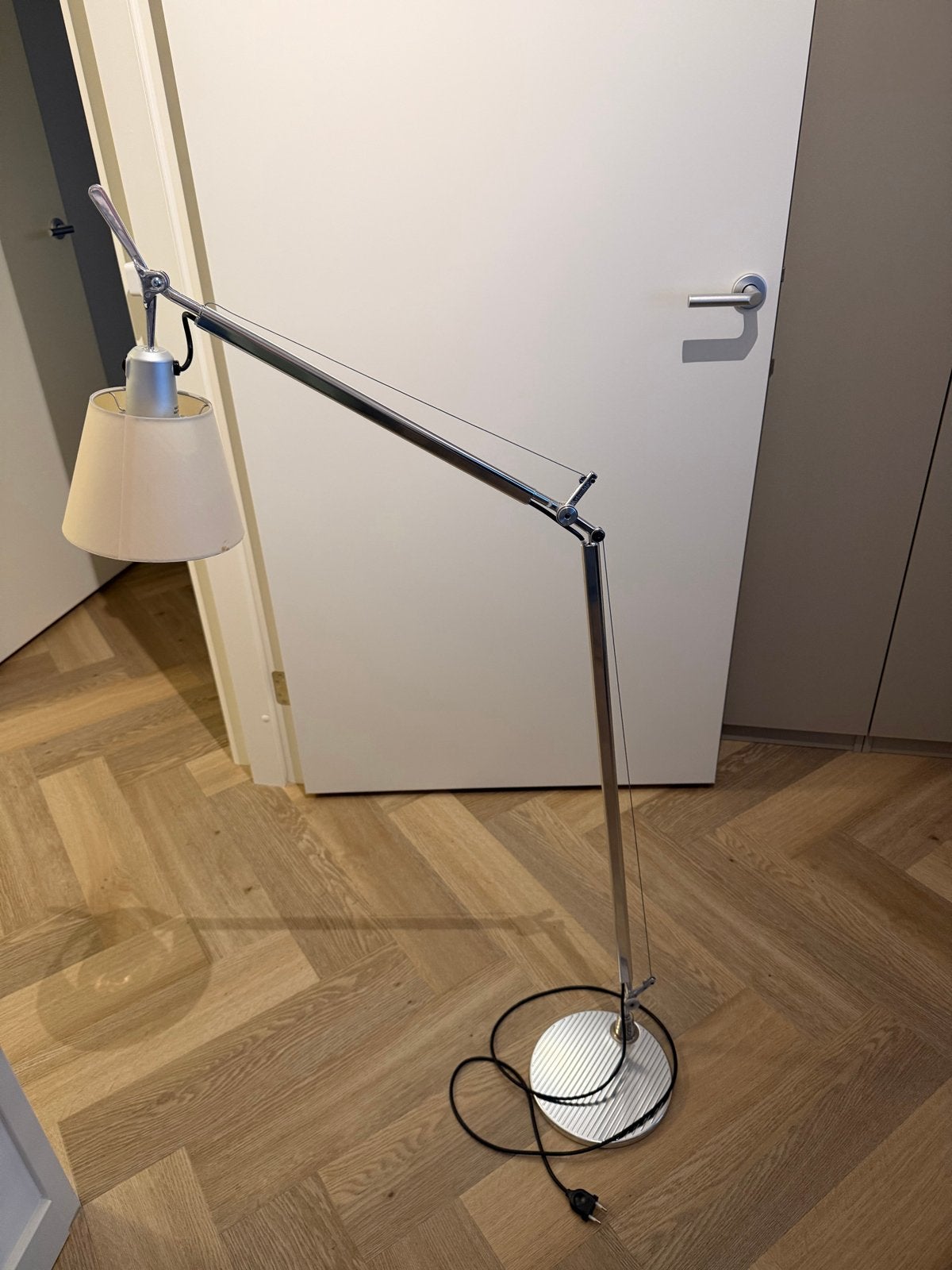 Artemide Tolomeo Vloerlamp - Design Klassieker, Ophalen, 100 tot 150 cm, E27 (groot), Zo goed als nieuw
