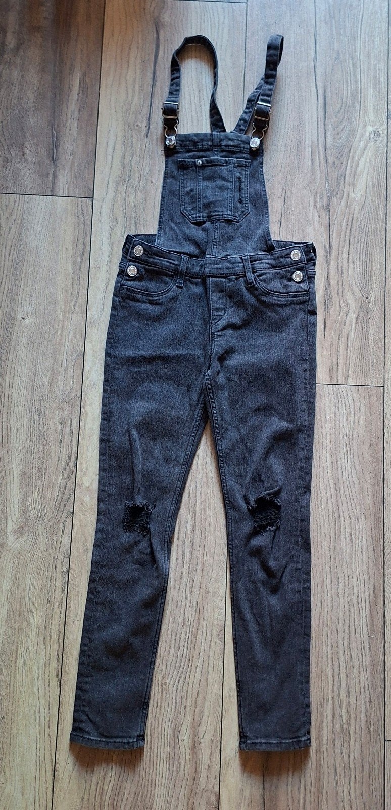 Denim tuinbroek., Ophalen of Verzenden, Gebruikt, Meisje, Broek