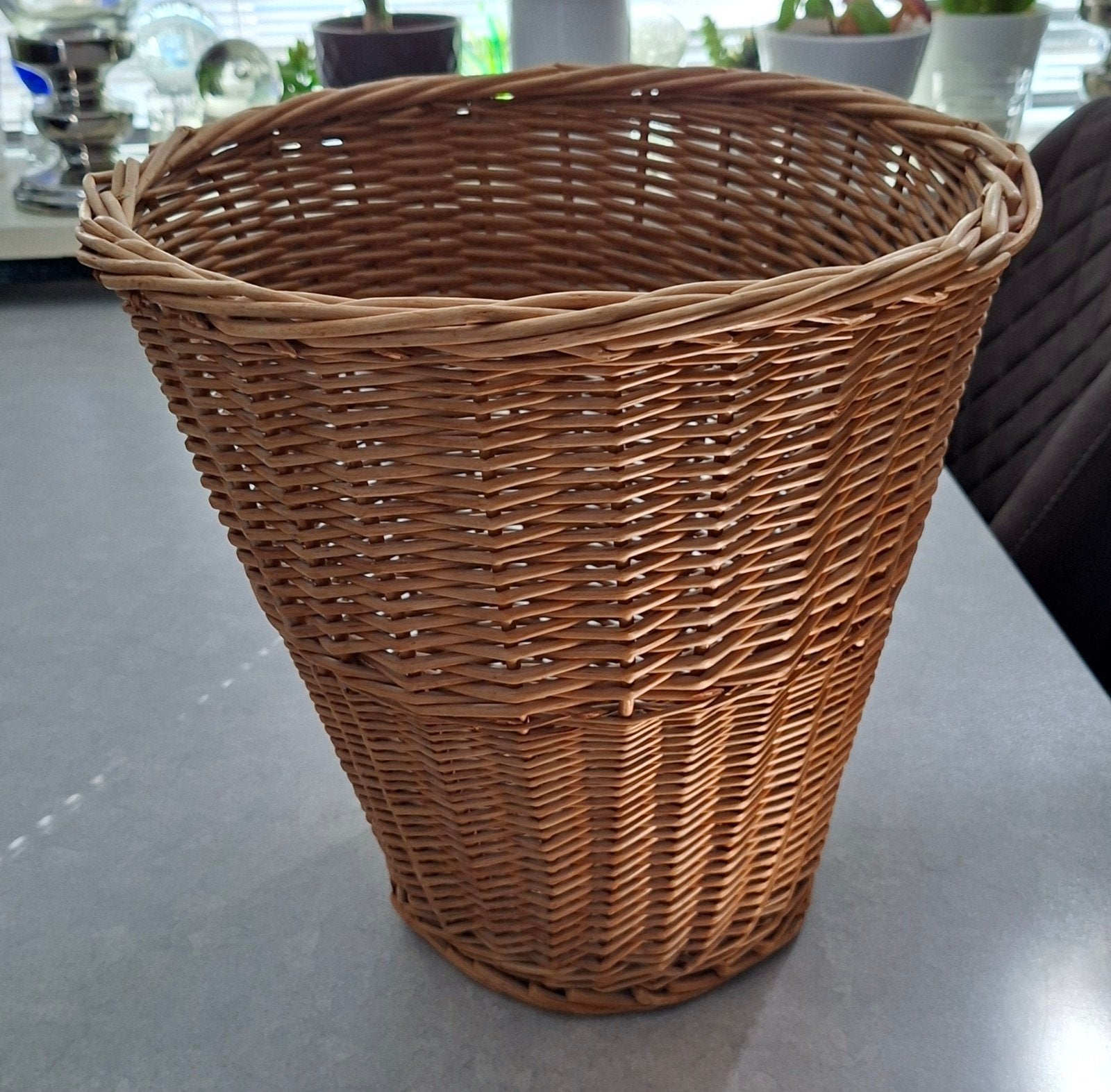rieten mand (voor binnen), Ophalen of Verzenden, Rond, Riet