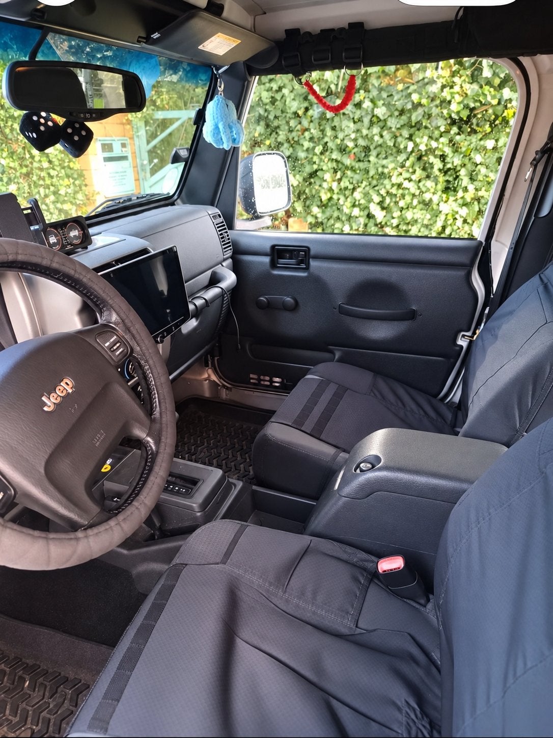 ‼️JEEP WRANGLER TJ 4.0 AUTOMAAT 180PK 6-CILINDER YOUNGTIMER, Auto's, Automaat, Zwart, Traction-control, Bedrijf