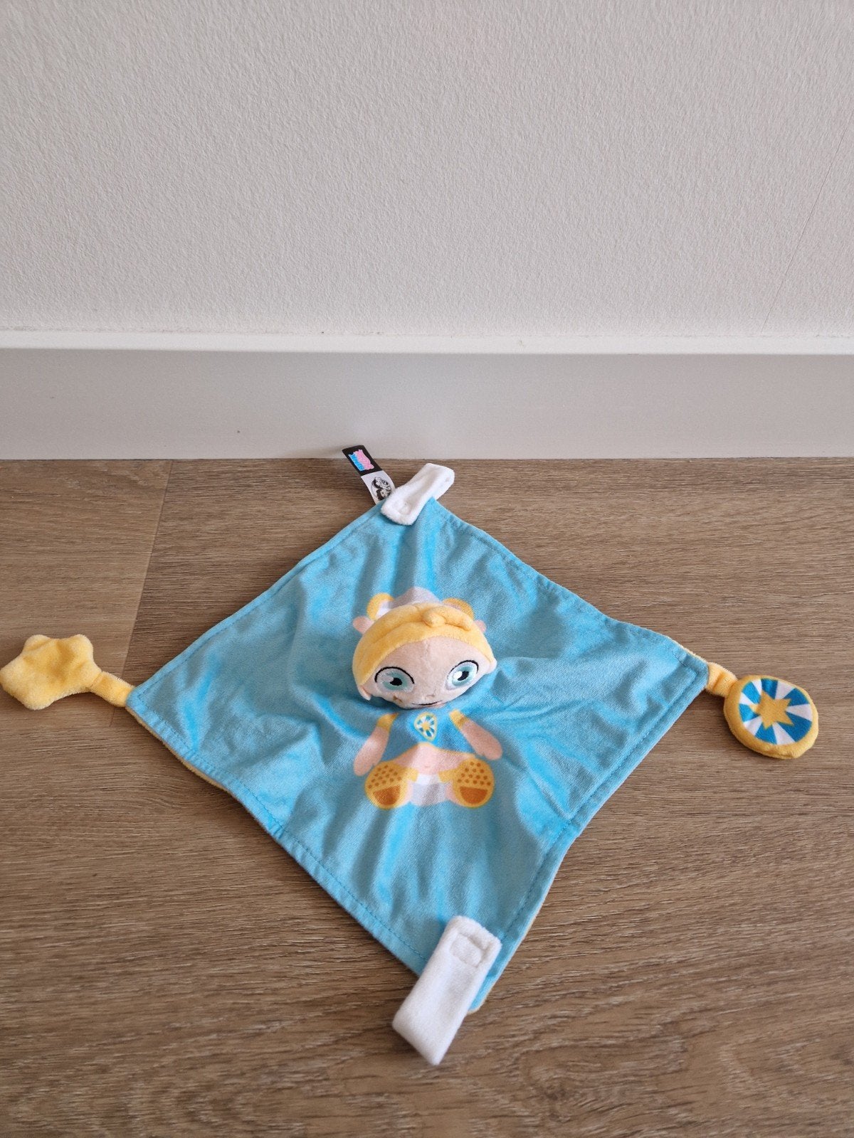 Knuffeldoekje Bink en Bibi blauw geel doekje K9387, Ophalen of Verzenden, Zo goed als nieuw, Overige typen