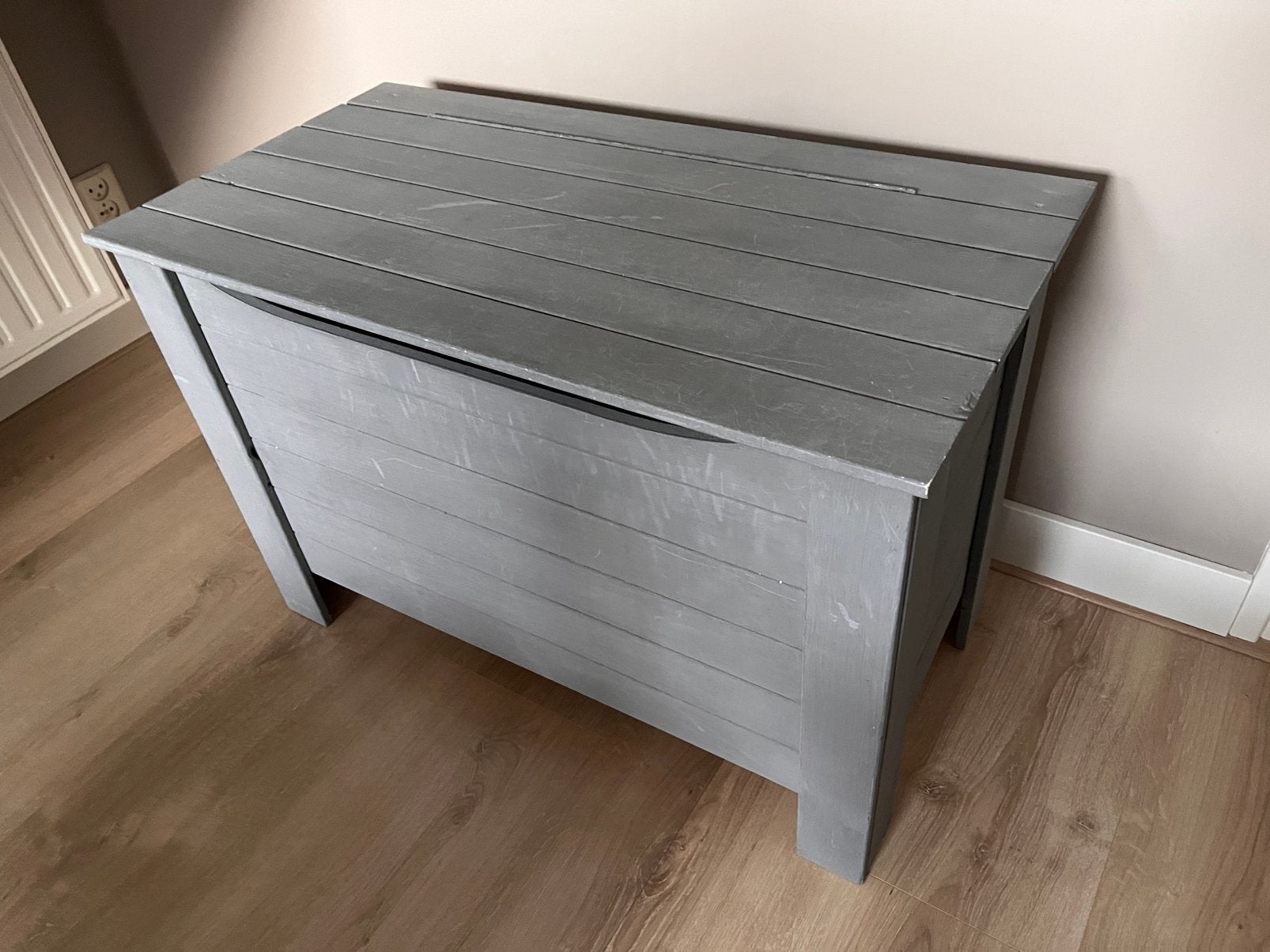 Opberg kist, Huis en Inrichting, Woonaccessoires | Kisten, Ophalen, 50 – 75, Minder dan 50 cm, Gebruikt