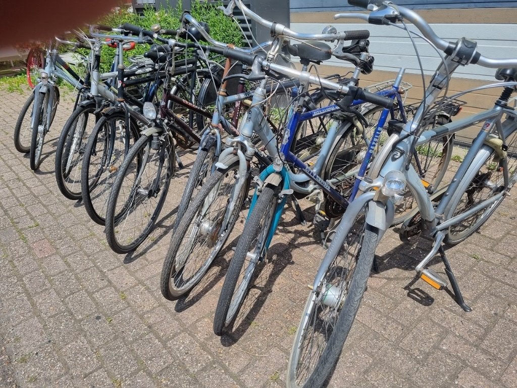 Partij van 10 heren- en damesfietsen, Fietsen en Brommers, Fietsen | Heren | Herenfietsen, Ophalen, Gebruikt, Overige merken