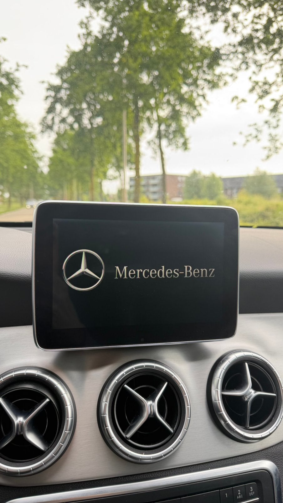 Origineel Mercedes CLA scherm / display, Ophalen of Verzenden, Gebruikt