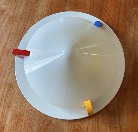 Memphis plafondlamp-Stoja-Naar Ettore Sottsass-Ikea, Overige materialen, Gebruikt, Meerkleurig, E27 (groot)