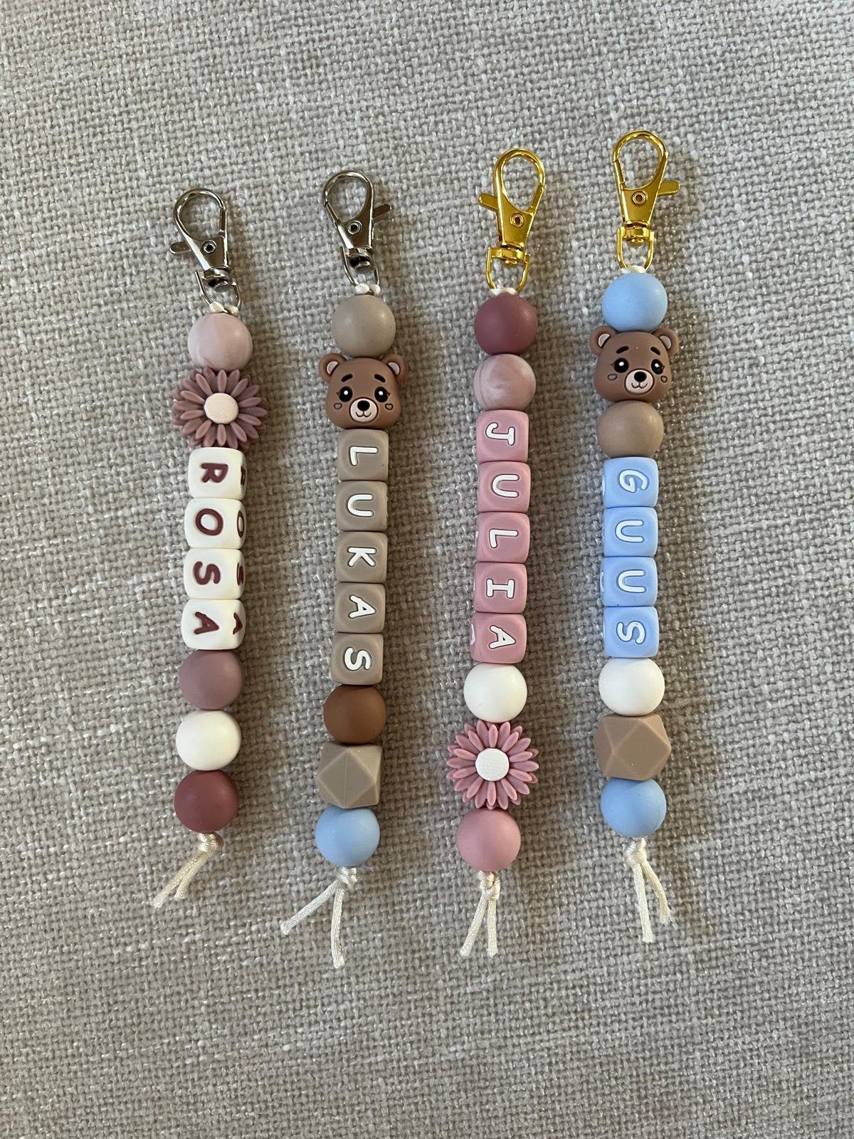 Gepersonaliseerde sleutelhangers • Met/zonder naam • Cadeau, Ophalen of Verzenden, Nieuw, Overige typen