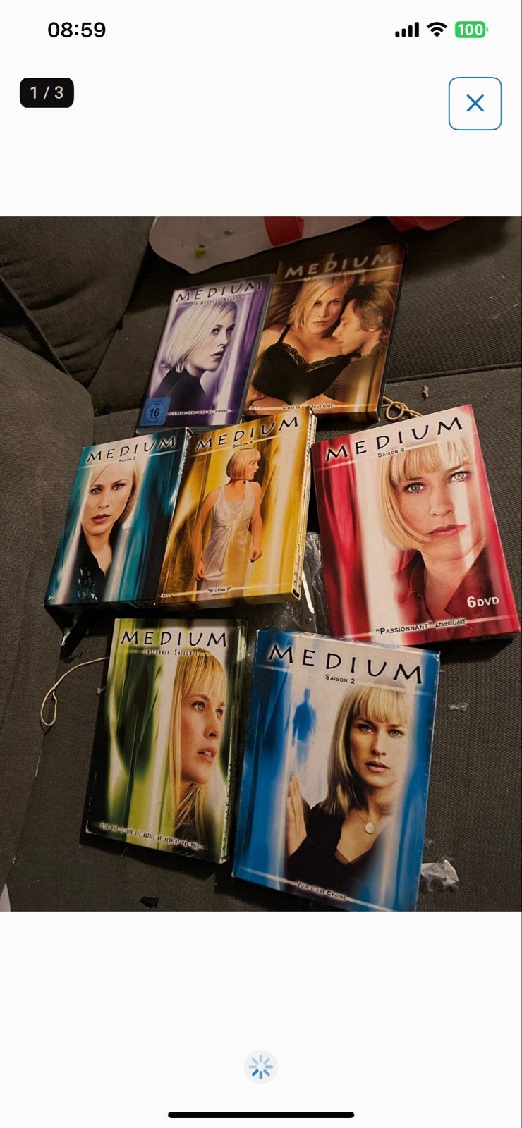 Medium - Complete Serie (Seizoenen 1-7) DVD Boxset, Cd's en Dvd's, Vanaf 16 jaar, Nederlands, Drama, Ophalen of Verzenden