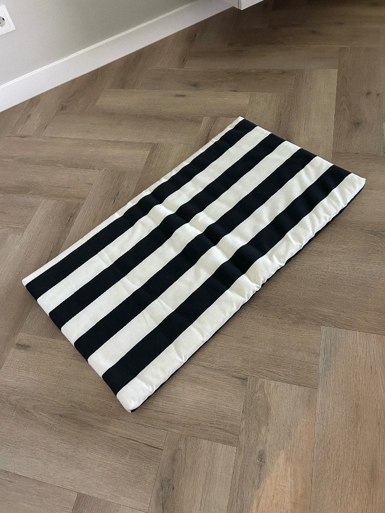 Kussentje voor IKEA bank, Gebruikt, Zwart, IKEA, Ophalen of Verzenden