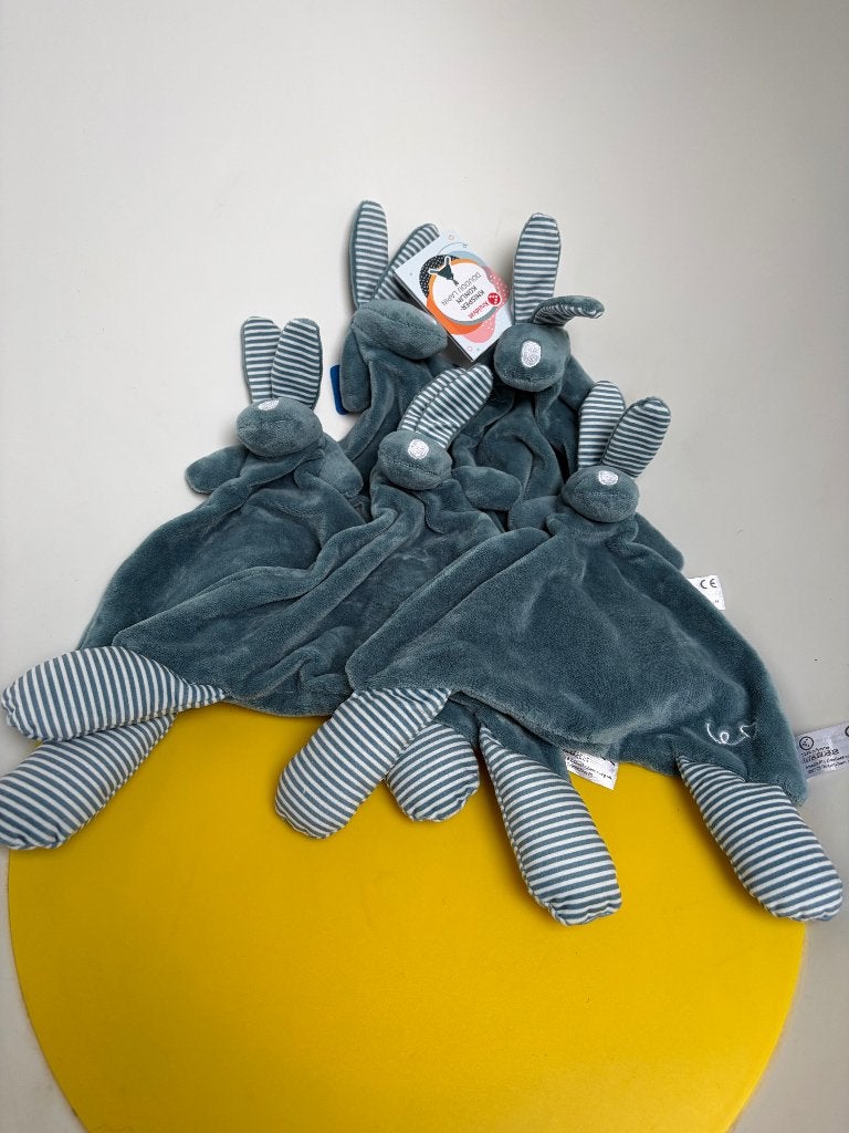 K4368 Bambino konijn blauw, Ophalen of Verzenden, Nieuw, Konijn