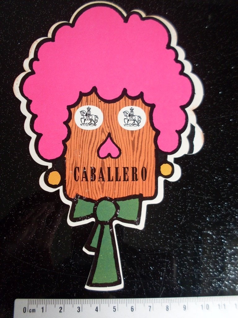sticker caballero logo boerin carnaval, Verzenden, Zo goed als nieuw, Merk