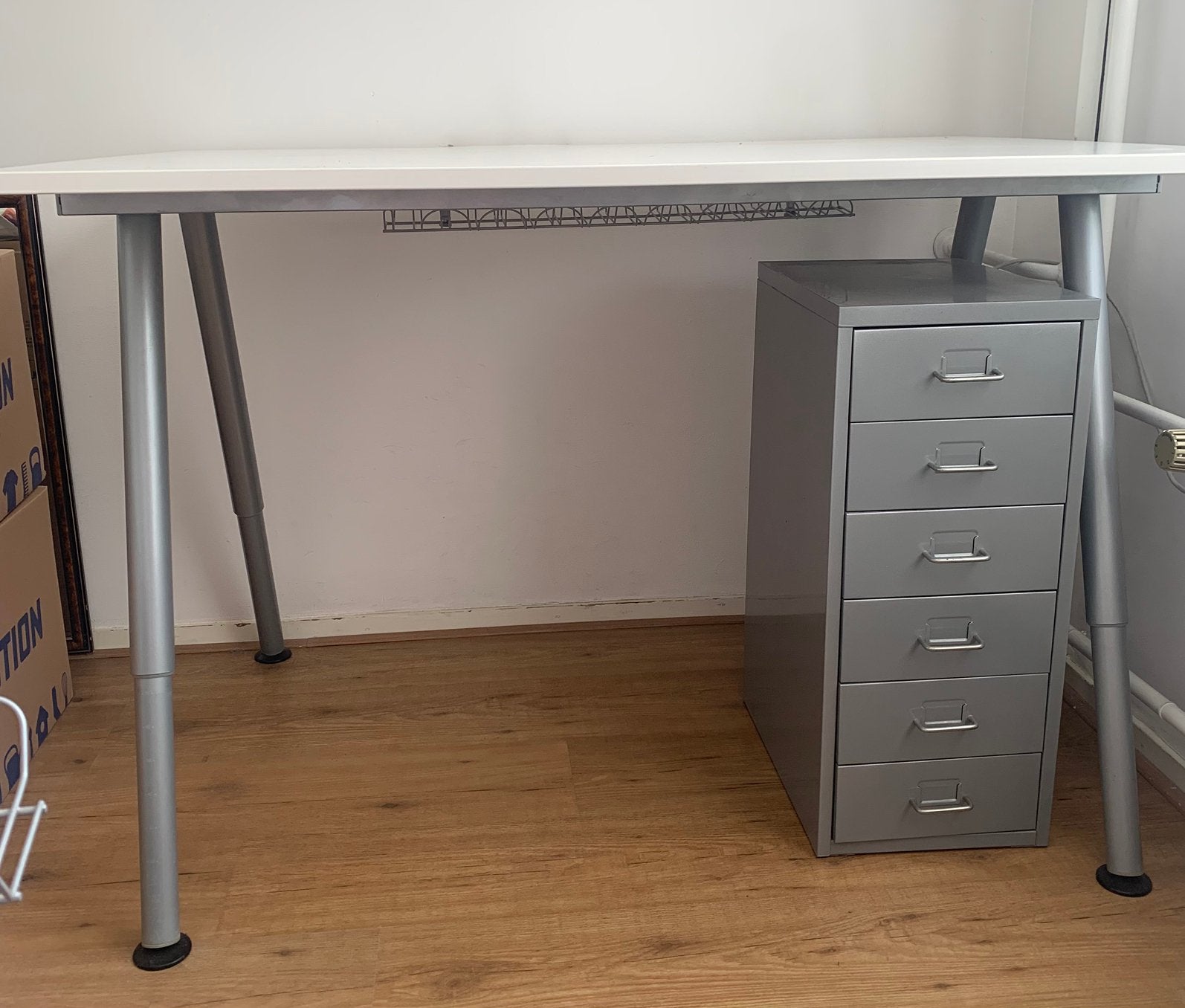 Verstelbare bureau, Ophalen, Overige typen, Gebruikt, Metaal