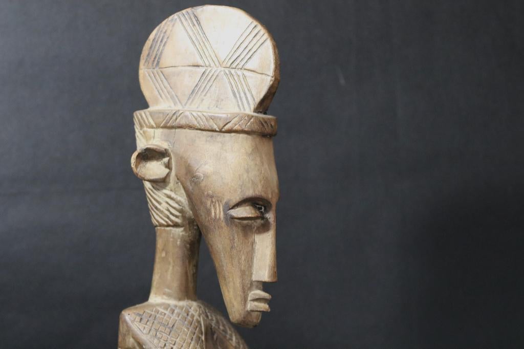 Senufo Voorouder/ vruchtbaarheid beeld – Ivoorkust, Antiek en Kunst, Op sokkel, Beeld, Hout, Vrouw