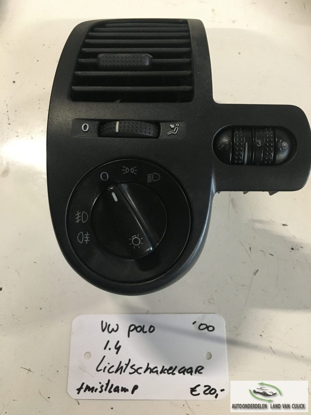 Vw Polo 2000 Lichtschakelaar met mistlamp, Gebruikt, -, -, Ophalen of Verzenden