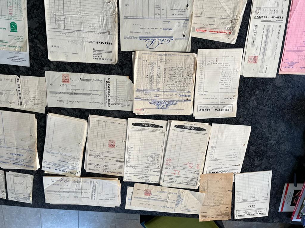 Rekeningen/kwitanties van Almelose bedrijven 30/40’er jaren, Ophalen of Verzenden, 1920 tot 1940, Nederland