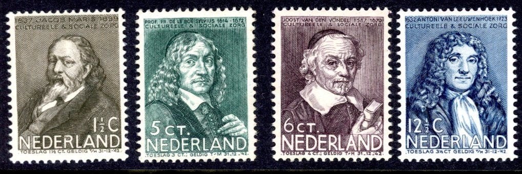 Zomerzegels 1937, NVPH 296-299, ongebruikt, Postzegels en Munten, Postzegels | Nederland, Ophalen of Verzenden, T/m 1940, Postfris