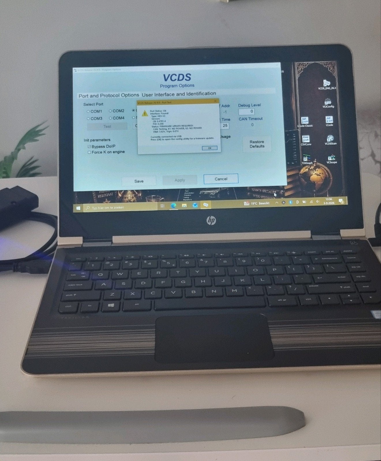 VCDS Hex v2  - HP Pavilion 2-in-1 Laptop - laatste versie!, Ophalen of Verzenden, Gebruikt
