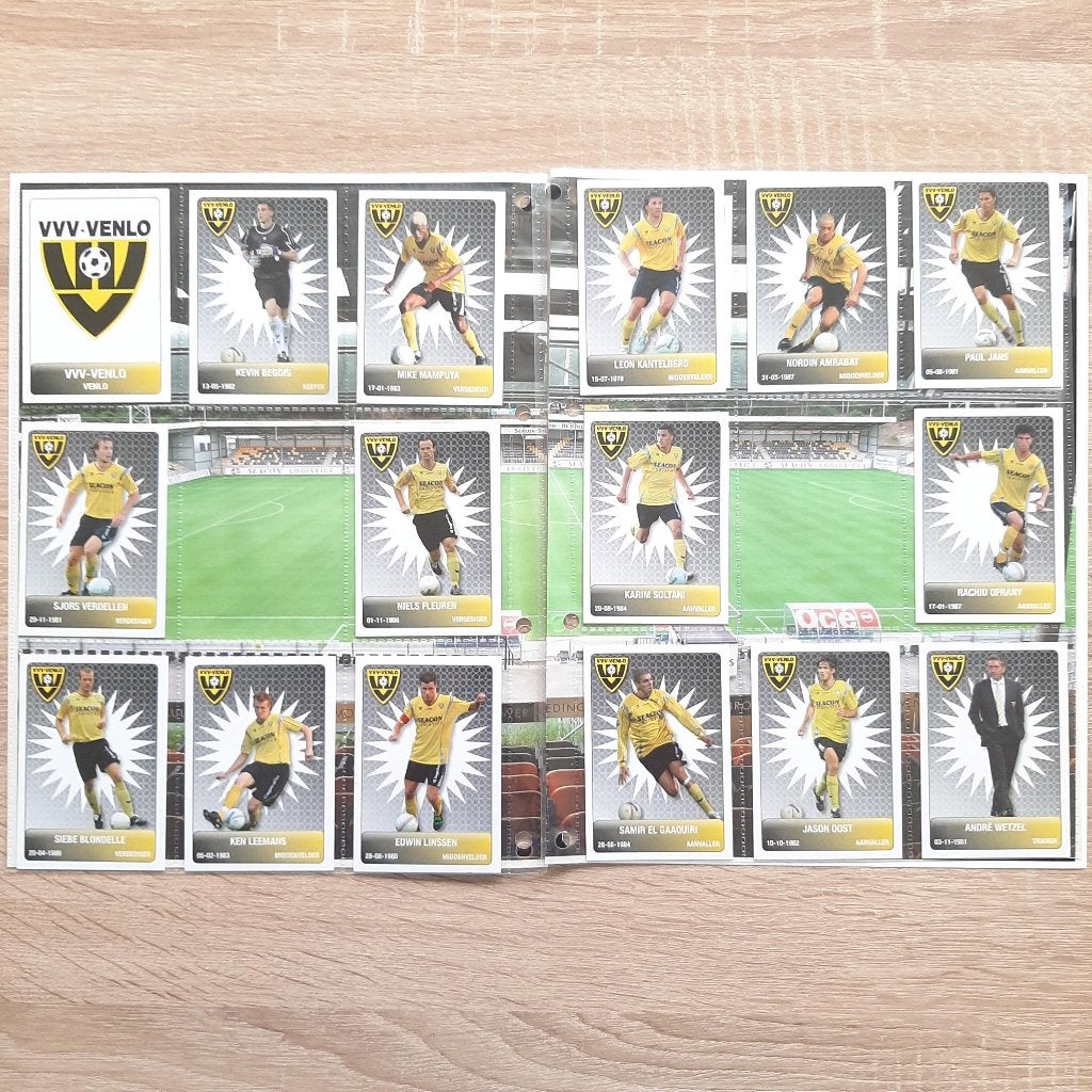 VVV-Venlo voetbalplaatjes seizoen 2007-2008 in NIEUW staat!, Verzenden, Nieuw, Overige binnenlandse clubs, Poster, Plaatje of Sticker
