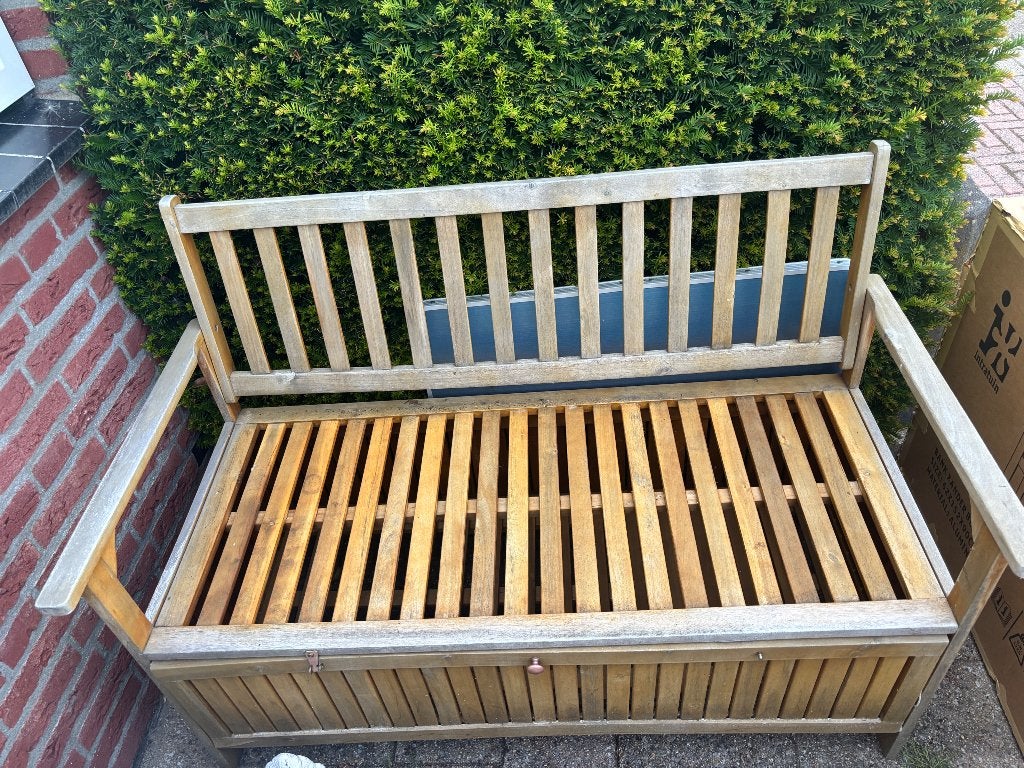 Tuinbankje, Ophalen, Gebruikt, Hout
