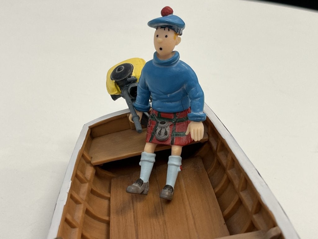 Kuifje in Boot Diorama Het Zwarte Eiland, Niet ingevuld, Zo goed als nieuw, Niet ingevuld, Niet ingevuld